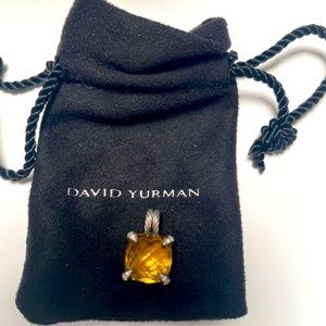 David Yurman Citrine on silver pendant!